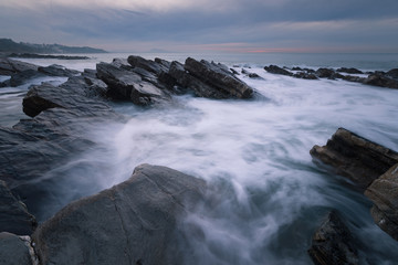 Spot from the beach of Bidart, at Basque Country.