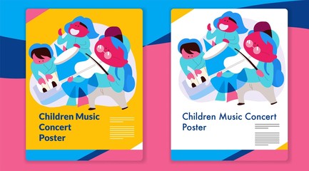 Children music concert template.