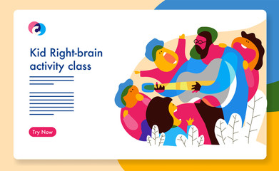 Children music class template.