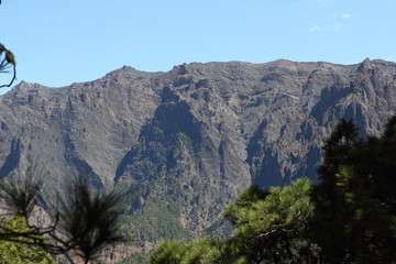 Vulkan La Palma Bergmassiv
