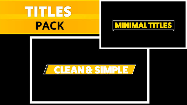 Simple Wipe Title