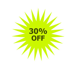 discounts icon on white background
