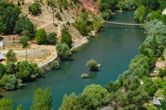 munzur river view, tunceli city scape