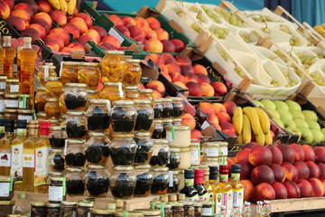 fresh fruits in the market