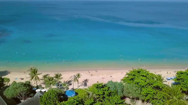 a view of karon beach in phuket thailand