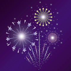 Obraz premium mardy gras splash lights pattern