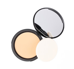 Makeup pressed powder Isolated on white background