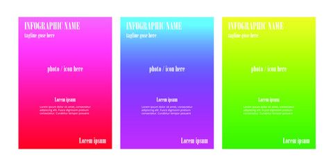 Infographic template design