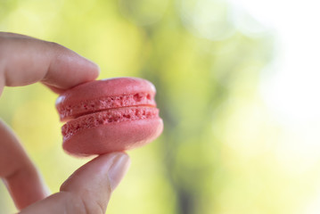 Pick a pink macaron