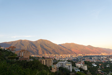 Sunset at Caracas, Venezuela