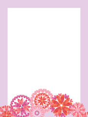 Pink Heart Flowers Wreath Template with Text Space. Valentine Day, Wedding, and Romantic Event Design for Print, Advertisement, Display, and Decoration.