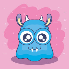 cute monster card icon