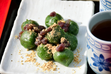 Japanese Dango, Japanese Traditional Sweets.