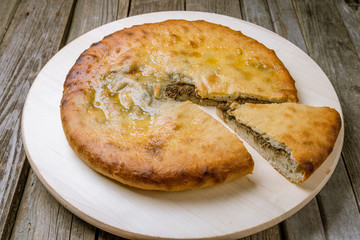 Ossetian pie with meat