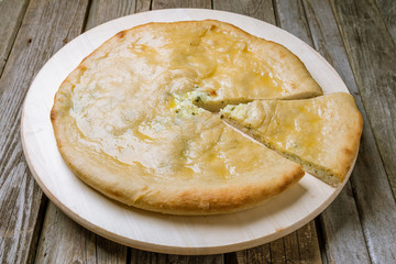 Ossetian pie with cheese