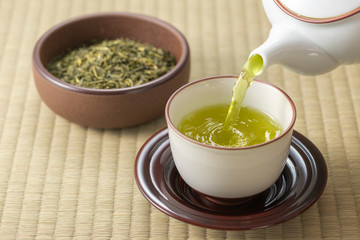 お茶を淹れる