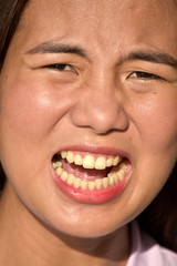 Fototapeta premium Anxious Beautiful Person