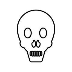 head skull isolated icon