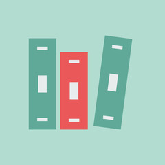 Silhouette icon documents