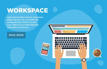 Workspace Landing Page Template