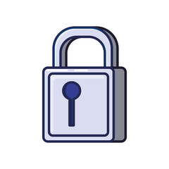 safe secure padlock icon