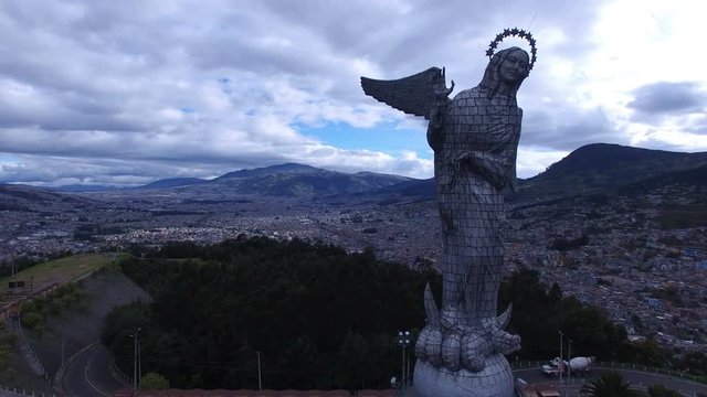 The Virgin of Quito on the Panecillo 