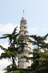 Fototapeta na wymiar Beyazit Fire Tower in Istanbul, Turkey.