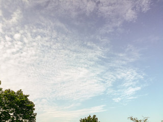 Obraz premium The sky is partly cloudy natural beauty from Ratchaburi Province Thailand