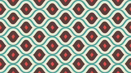 Seamless pattern geometric. Delicate beautiful ornament. Geometric fashion fabric print. 
Seamless vector pattern.