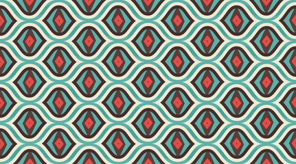 Seamless pattern geometric. Delicate beautiful ornament. Geometric fashion fabric print. 
Seamless vector pattern.