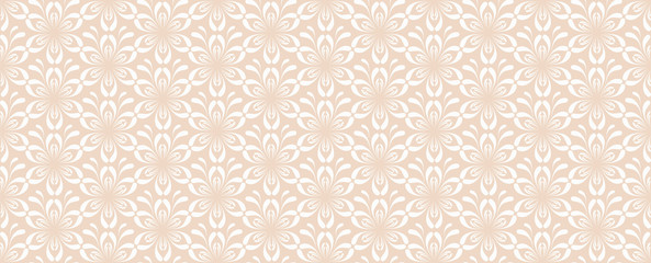 Abstract floral seamless pattern