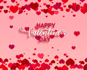 Happy Valentine's Day text as Valentine's Day logotype badge/icon.