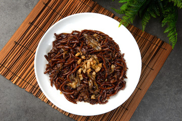  Fried Hokkien Mee flat lay view