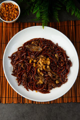  Fried Hokkien Mee flat lay view