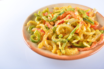 Verduras fritas y rebozadas en harina o tempura 