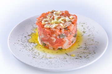 Tartar de salmon