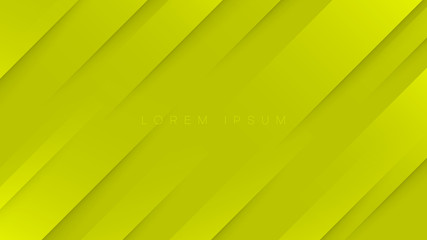 Yellow abstract paper background with cutted stripes.