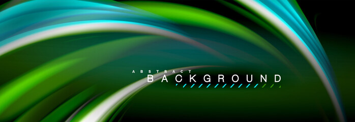 Blurred fluid colors background, abstract waves lines, mixing colours with light effects on light backdrop. Vector artistic illustration for presentation, app wallpaper, banner or posters