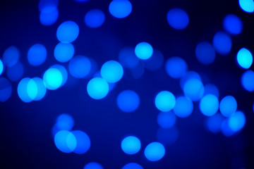 Black and Blue Abstract Bokeh Background