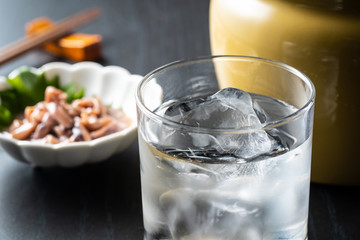 焼酎のロック