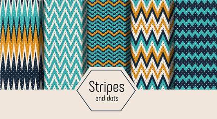 striped retro pattern