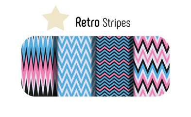 striped retro pattern