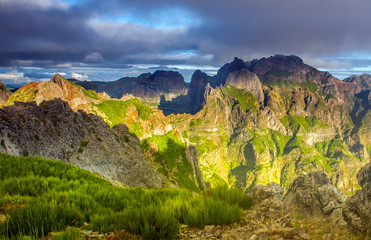 Landscape of madeira island - pico do arieiro