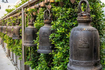 Fototapeta premium bells in temple