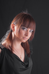 Fototapeta premium sensual beautiful girl