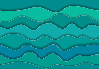 Seamless pattern sea