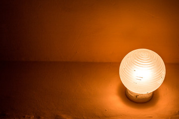 lamp in the pink room