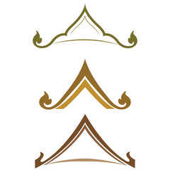 gable roof style thai © nongpk1963