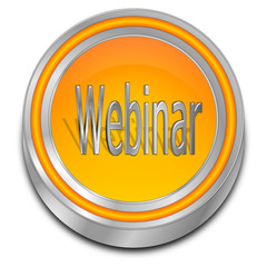 Webinar Button - 3D illustration