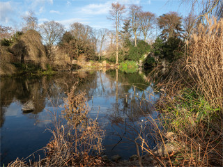 le jardin de Bagatelle dans le Bois de Boulogne à Paris